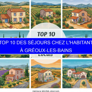 Top 1 des Séjours chez l'habitant à Gréoux-les-Bains